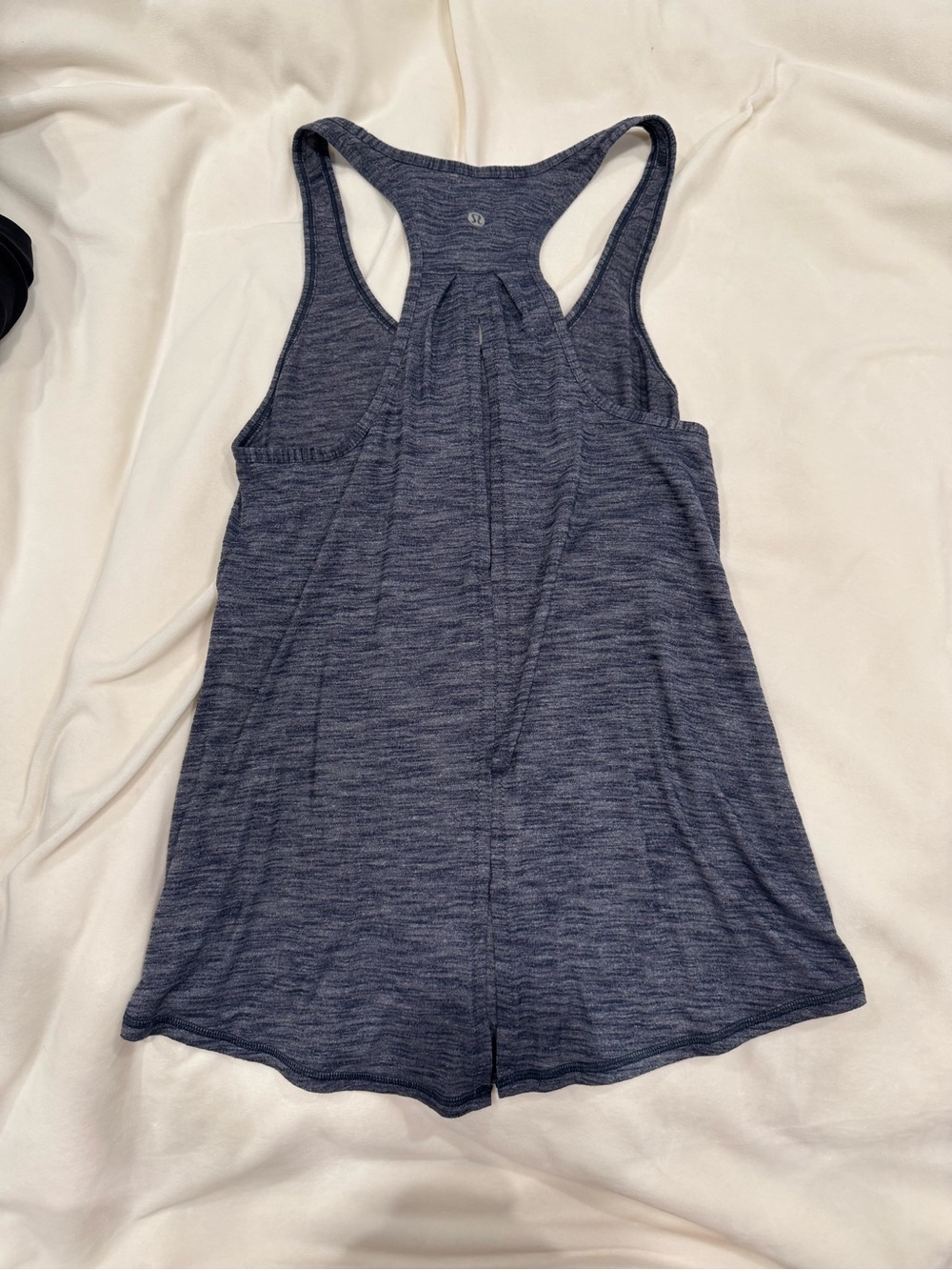 lululemon athletica Heathered Navy Racerback Tank